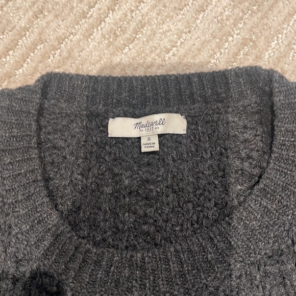 Madewell Merino wool / Cotton sweater. - Picture 2 of 4